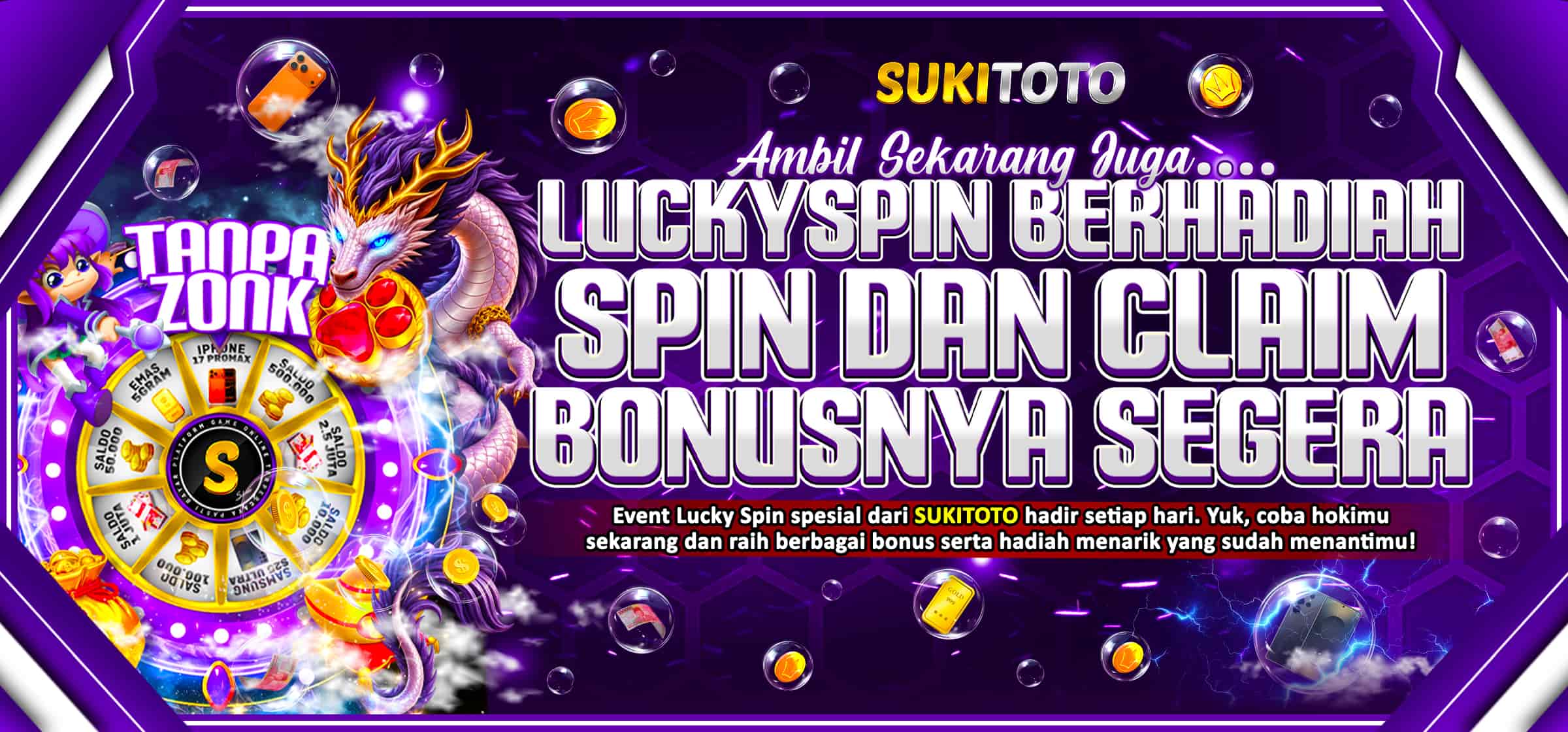 SLIDE BONUS NEW MEMBER